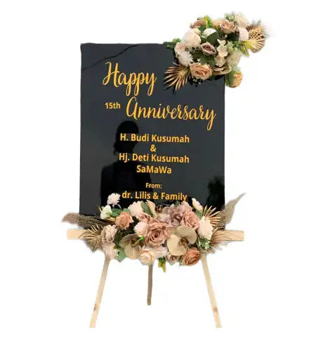 Papan Bunga Akrilik Wedding Venue Sentul